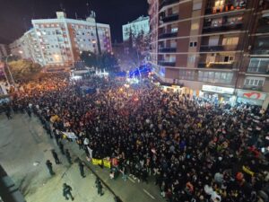 Carregues policials a la manifestació