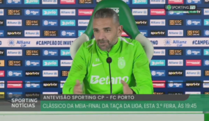 L'entrenador del Sporting CP parla del futur de Fresneda